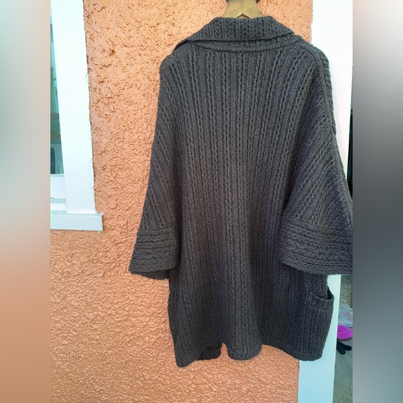 Cabi Cardigan Repose Cape Sweater Dark Brown Over Sized XS/S Relaxed Cozy - Picture 4 of 4